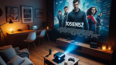 Mini projetores Shopee